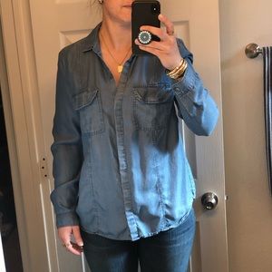 Nordstrom denim button down top